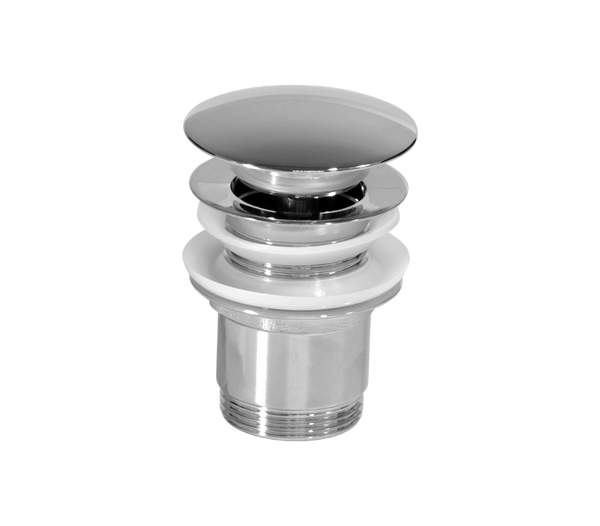 Basin Clicker Waste Unslotted 32mm Stainless Steel