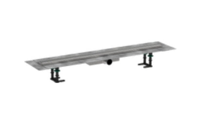 Hansgrohe Raindrain Compact Complete Set Shower Drain 900 For Flat Installation Brushed Stainless St