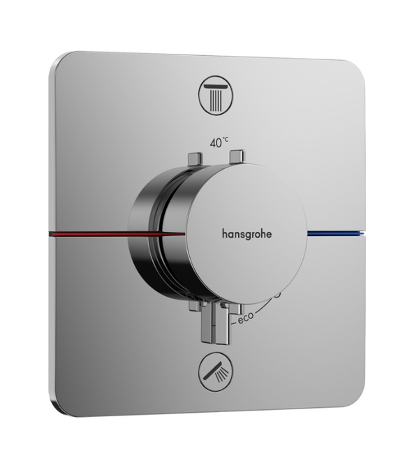 Hansgrohe Showerselect Comfort Q Thermostat For Concealed Installation For 2 Functions Chrome