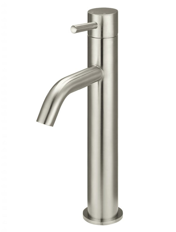 Tall Basin Mixer Tall Basin Tap Brushed Nickel
