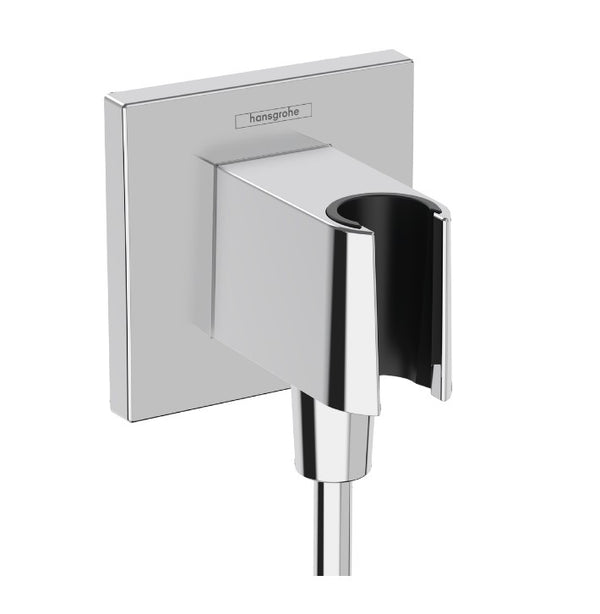 Hansgrohe Fixfit E Wall Outlet With Shower Holder Chrome