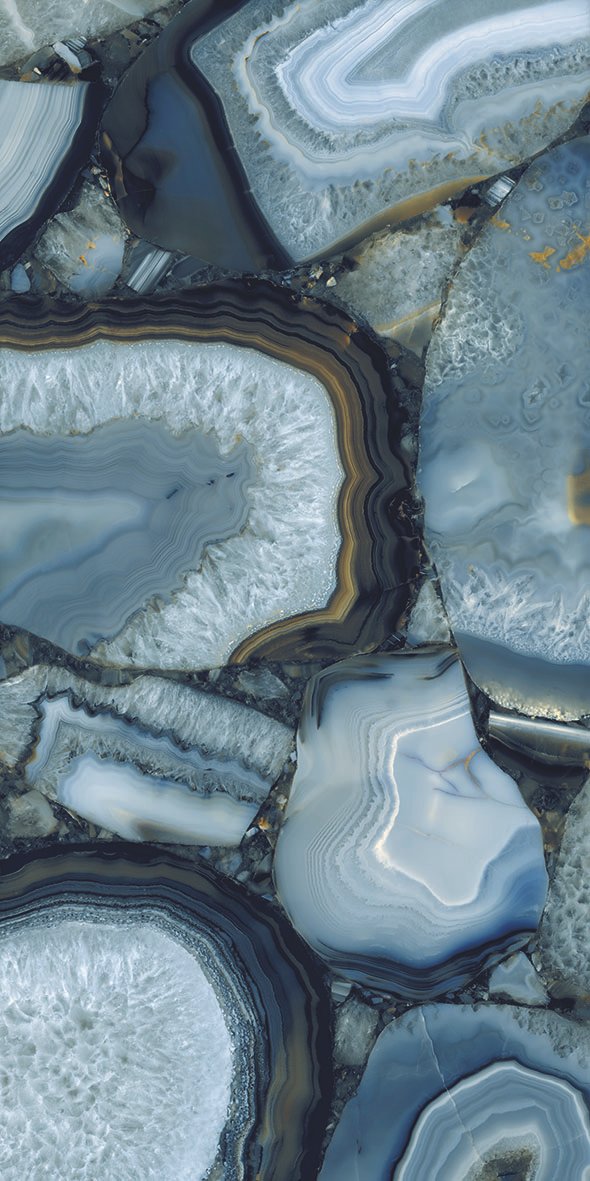 Agate Azure A SLAB Full Lapp 1620x3240x12mm (5.24m2 per Slab)