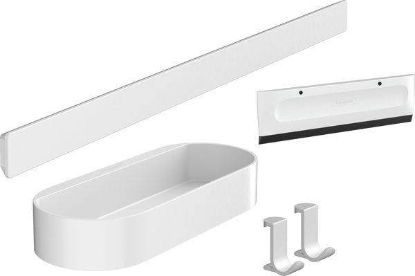 Hansgrohe Wallstoris Shower Bundle Matt White