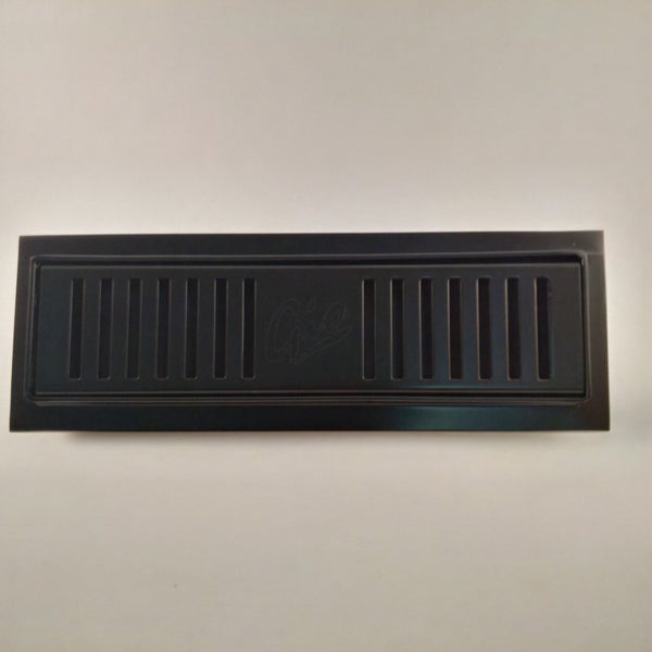 Shower Channel Stainless Steel 250mm Matt Black