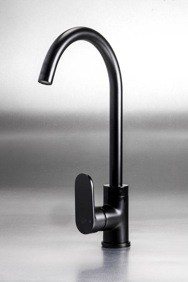 Genova Black Kitchen Sink Mixer