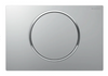 Geberit Sigma10 Actuator Plate for Stop-and-go Flush: Matt Chrome-coated