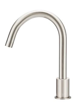 Deck Round Mounted Bath Spout Brushed Nickel