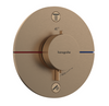ShowerSelect Comfort S Thermostat for Concealed Installation for 2 Functions Brushed Bronze