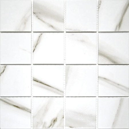 Calcatta White Porcelain 73x73 306x306 (11 Sheet / m²)