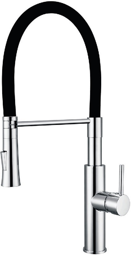 Bijiou Sink Mixer Vilaine With Pull Out Hose Chrome Body