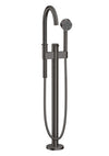 One Single Lever Bath Mixer Floor-standing Brushed Black Chrome