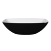 Morgane Bath NOF Polished Black (Painted outside) 1625 x 730 x 470 mm