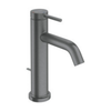 Tecturis S Single lever basin mixer 110 CoolStart EcoSmart+ without waste set - Brushed Black Chrome