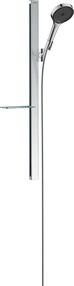 Hansgrohe Rainfinity Shower Set 130 3Jet Ecosmart With Shower Bar 90 Cm And Shelf Chrome