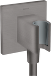 Porter Unit Square Brushed Black Chrome