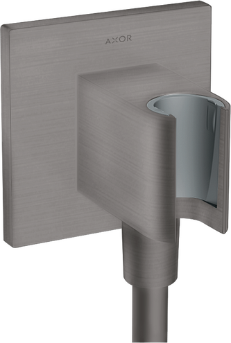 Porter Unit Square Brushed Black Chrome