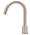 Round Deck Mounted Kitchen Mixer Champagne