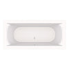 Lucca Freestanding Bath Polished White 1700x800x560mm