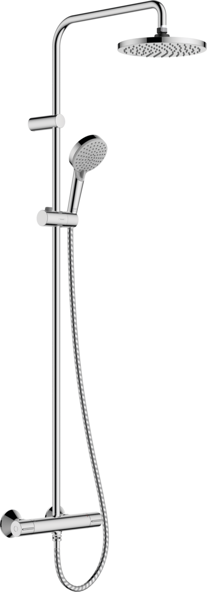Hansgrohe Vernis Blend Showerpipe 200 1JetEcosmart+ With Thermostat Chrome