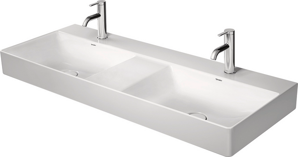 Durasquare DoubleWash Basin White1200 X 470 mm