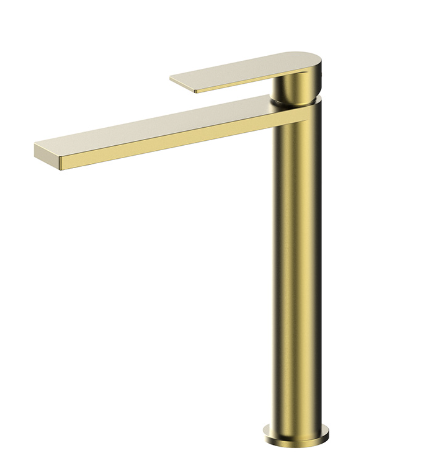 Silk Brass High Basin Mixer