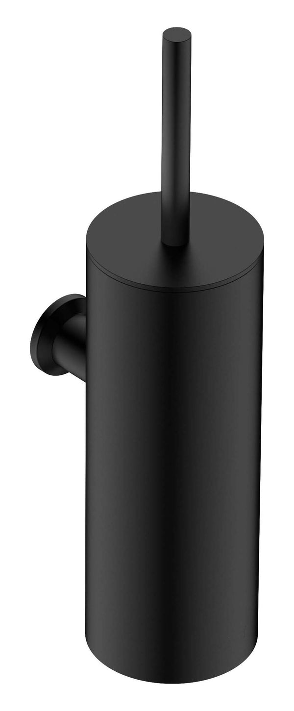 9135 Toilet Brush + Holder Wm - Matt Black