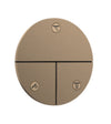 Hansgrohe Showerselect Comfort S Valve For Concealed Installation For 3 Functions Brushed Bronze