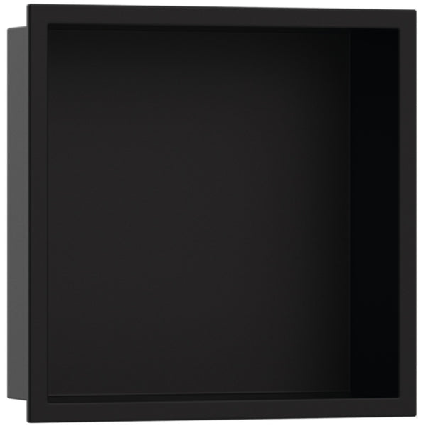 XtraStoris Original Wall Niche with Frame Matt Black 300/300/100