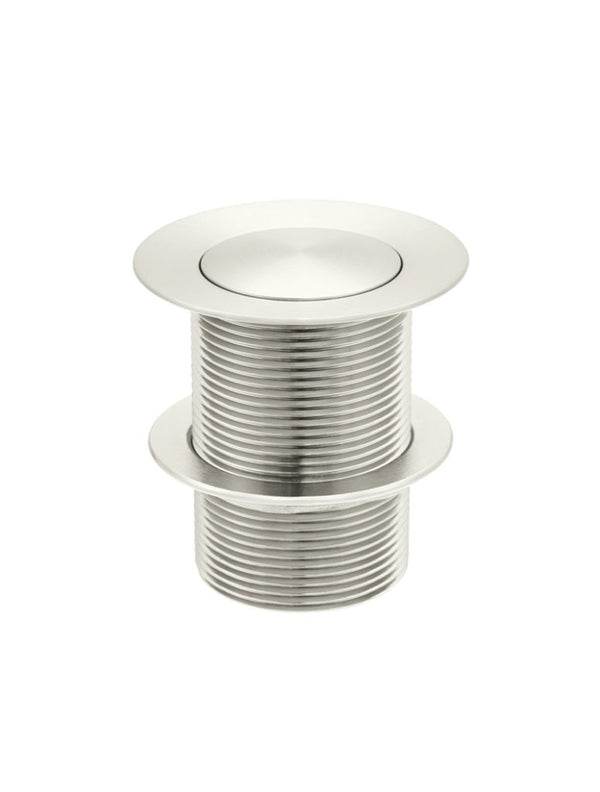 Unslotted Bath Pop Up Waste Brushed Nickel