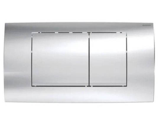 Geberit Twinline30 2-Button Flush Control Plate Chrome