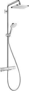 Hansgrohe Croma E Showerpipe 280 1Jet Ecosmart With Thermostat Chrome