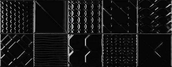 Piccadilly Black 152x152x8mm