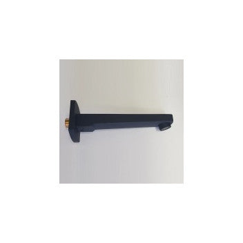 Square Wall Spout Matte Black