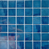 Yale Blue Ceramic Mosaic Sheet (48x48mm) 300x300mm Per Sheet - 11 Sheets per sqm