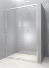 Lave Annecy Adjustable Pivot Door Fully Framed 850-1050x2000mm (6-5mm) - Chrome Frame Clear Glass