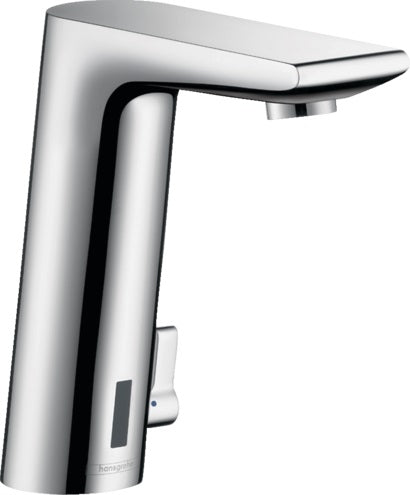 Hansgrohe Metris S Electronic Basin Mixer With Temperature Control Mains Connection 230 V Chrome