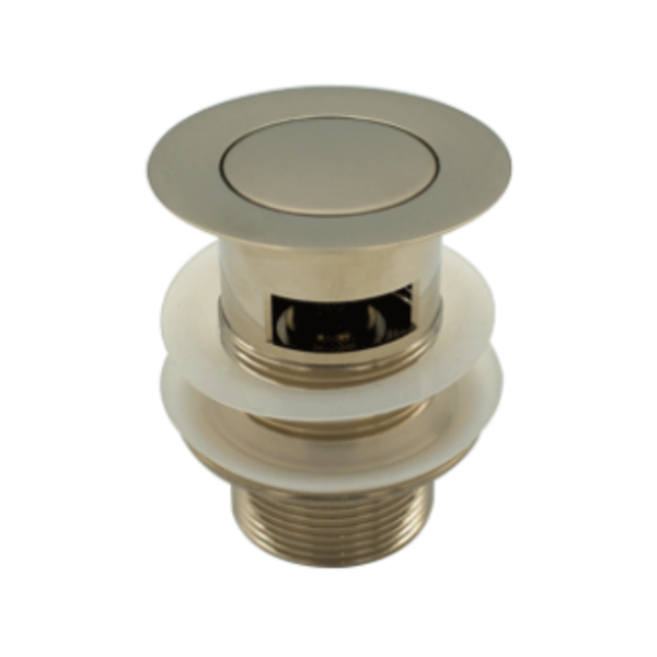 Gio 32X75MM Slotted Basin Waste in Brushed Nickel
