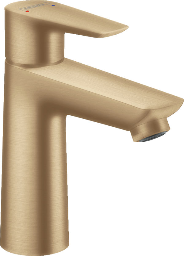 Hansgrohe Talis E Single Lever Basin Mixer 110 Without Waste Set Brushed Bronze