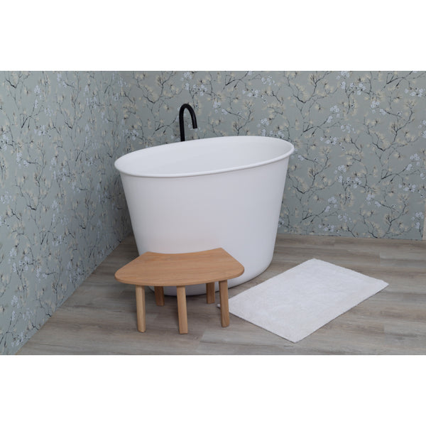 Shinshi Freestanding Bath Euro Silk Matte 1100x700x800mm