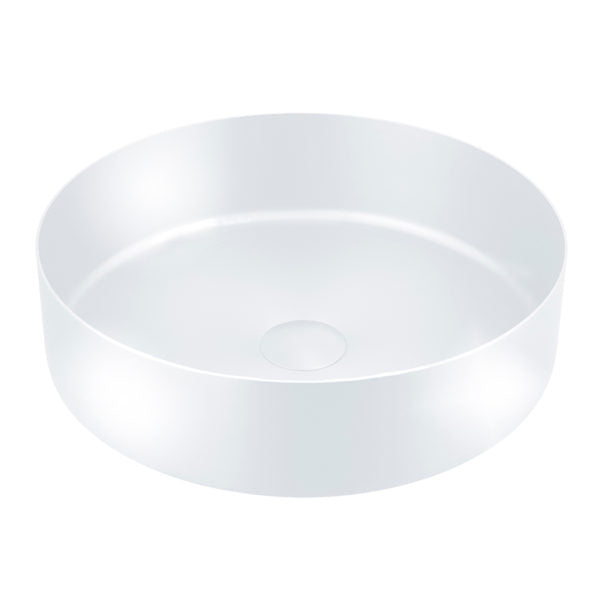 Round Surface Mounted Basin Glossy White