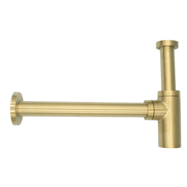 Gio 32mm Round Heavy Pattern Bottle Trap in Gold