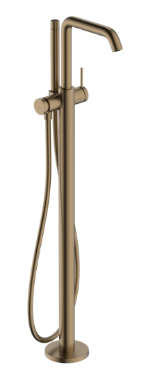 Hansgrohe Tecturis S Single Lever Bath Mixer Floor-Standing Brushed Bronze