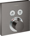 Hansgrohe Showerselect Thermostat For Concealed Installation For 2 Functions Brushed Black Chrome