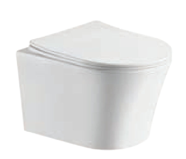 Lave‛ Danielle Wall hung Pan Rimless Toilet