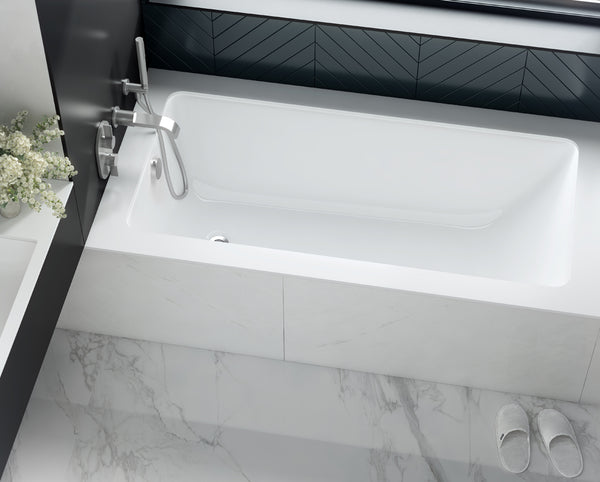 Kaldera 4 Built-In-Bath Polished White 1500X750X485mm