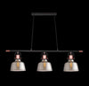 3xE27 Nautica lCopper&Smoke Glass Trio Pendant