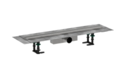 Hansgrohe Raindrain Compact Complete Set Shower Drain 700 For Standard Installation Brushed Stainles