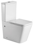 Sintra White Close-Couple Toilet with Soft-Close Seat Rimless