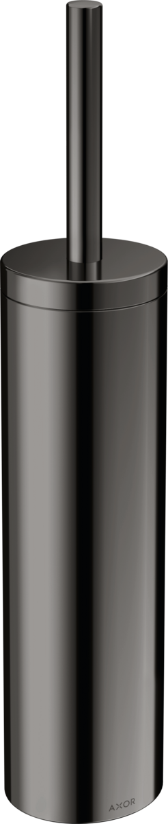 Toilet Brush Holder Wall-mounted Polished Black Chrome