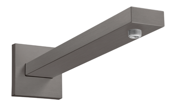 Hansgrohe Shower Arm E 39 Cm With Rectangular Shaft Brushed Black Chrome
